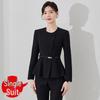Women's High-End Professional Suit for Spring and Autumn: Elegant Attire for Hotel Managers, Front Desk Reception, and Beauty Salon Staff.