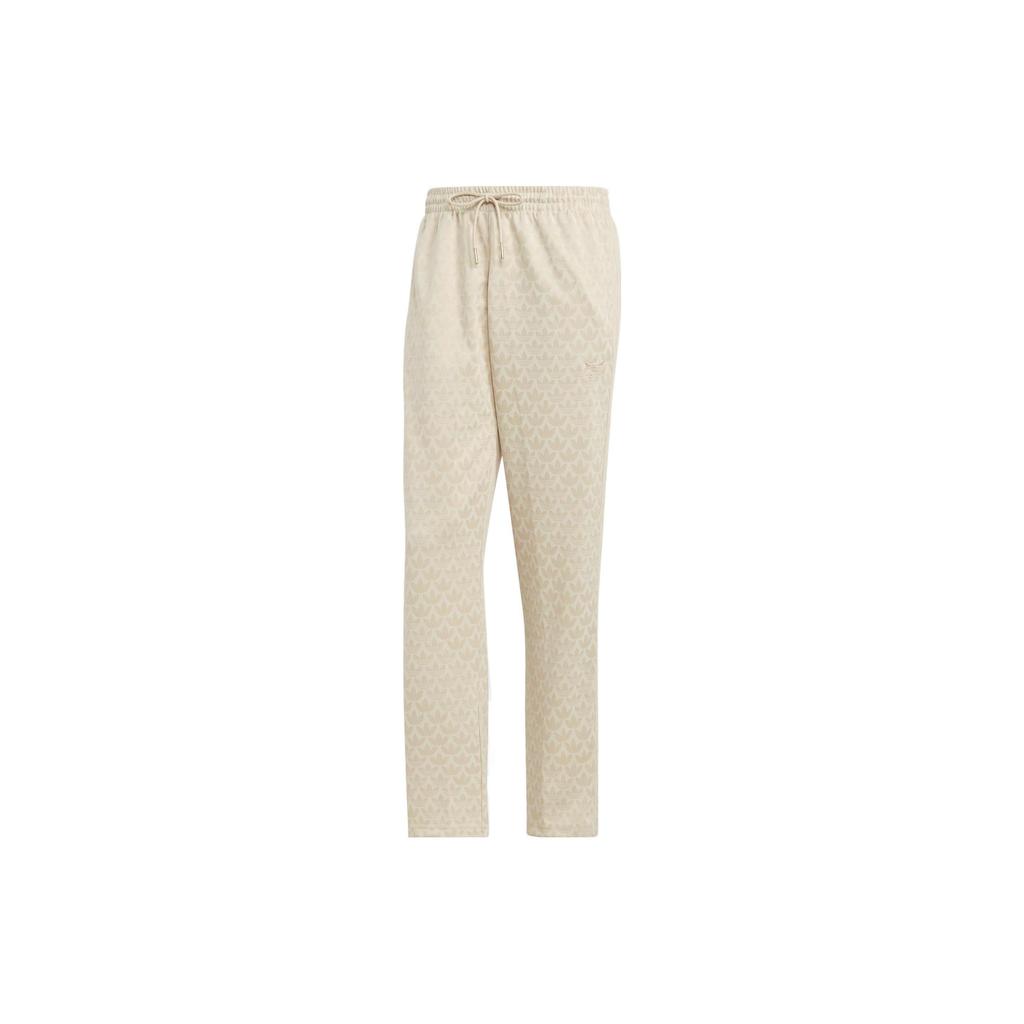 Adidas Originals GRAPHICS MONOGRAM Knitted Sweatpants Men's Ecru HZ4156