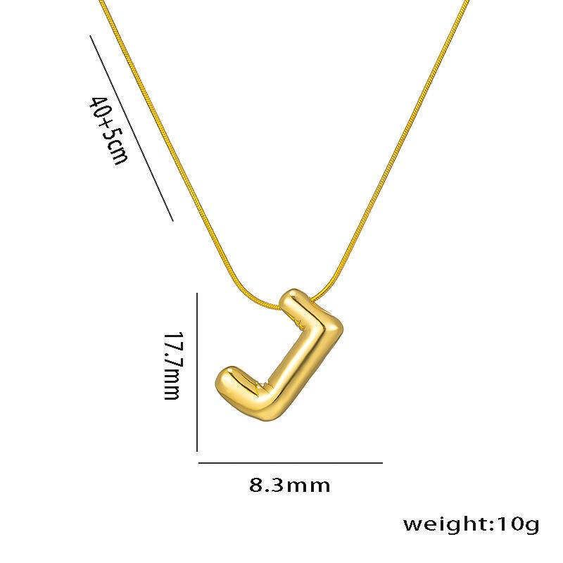 Collana con Ciondolo Lettera Alfabeto A-Z in Acciaio Inossidabile per Donna Catena a Serpente Iniziale Choker Clavicola Collane Gioielli per Regali di Compleanno