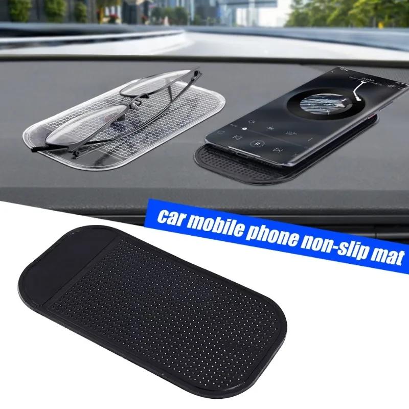 Car Dashboard Silicone Anti-Slip Pad Phone Storage Holder Car Interior Storage Non-Slip  Sticky Pad  Phone Mount Accessories New