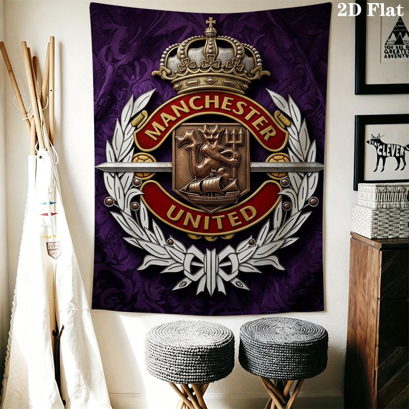 Manchester United Devils Threepiece Set 1 Duvet Cover 2 Pillowcase Without Core Christmas Birthday Gift Soft And Comfortable
