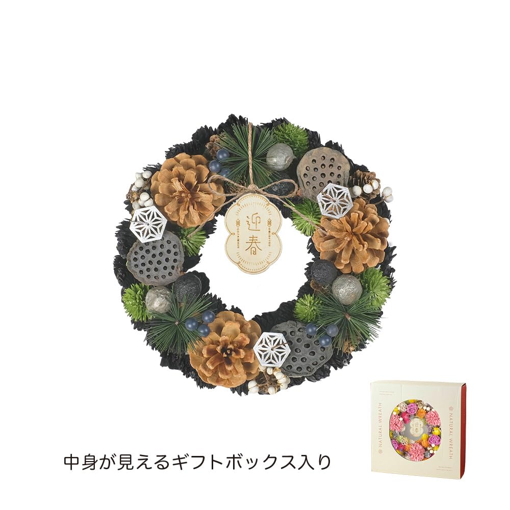 Kei New Spring Japanese Crease Evergreen Pine in the Shade of a Year's/Welcoming M, Rock, NY512-B