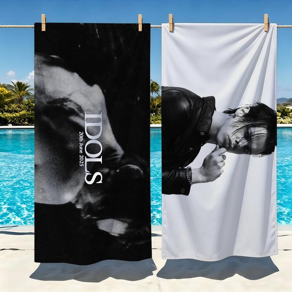 English Singer Y-YUNGBLUDS Idols Towel Beach Oversized Soft Ultra Absorbent Quick Drying Large Pool Travel Camping Bathroom
