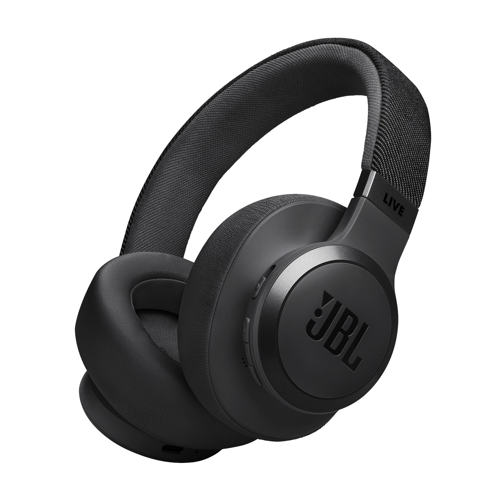 

JBL LIVE 770 NC Style/Design/Hybrid Noise Cancelling/Bluetooth Compatible/Multi-Point/Over-Ear Headphones/Black/JBLLIVE770NCBLK