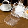 10/50Pcs Clear Pet Bento Cake Box Container Tiramisu Dessert Disposable Plastic Cake Box Party Wedding Christmas Restaurant