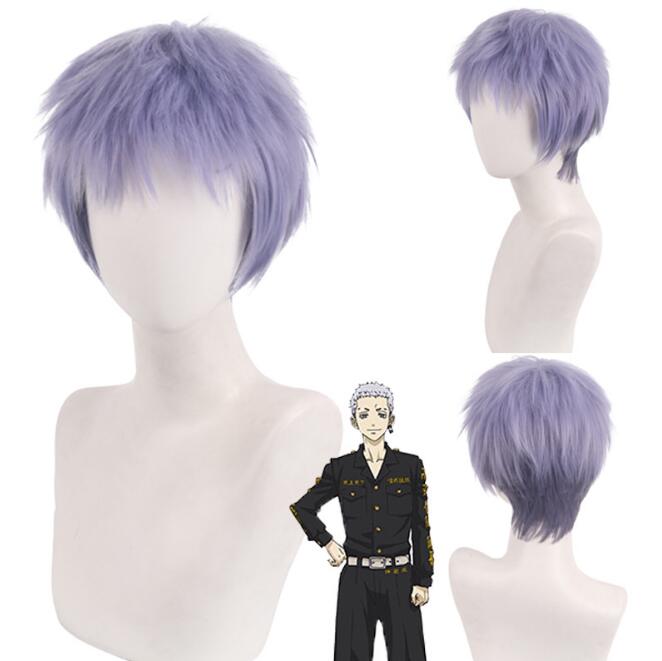 Ran Haitani Rindo Hanemiya Kazutora Manjiro Sano Emma Chifuyu Matsuno Baji Keisuke Tachibana Hinata Cosplay Perücke + Perückenkappe