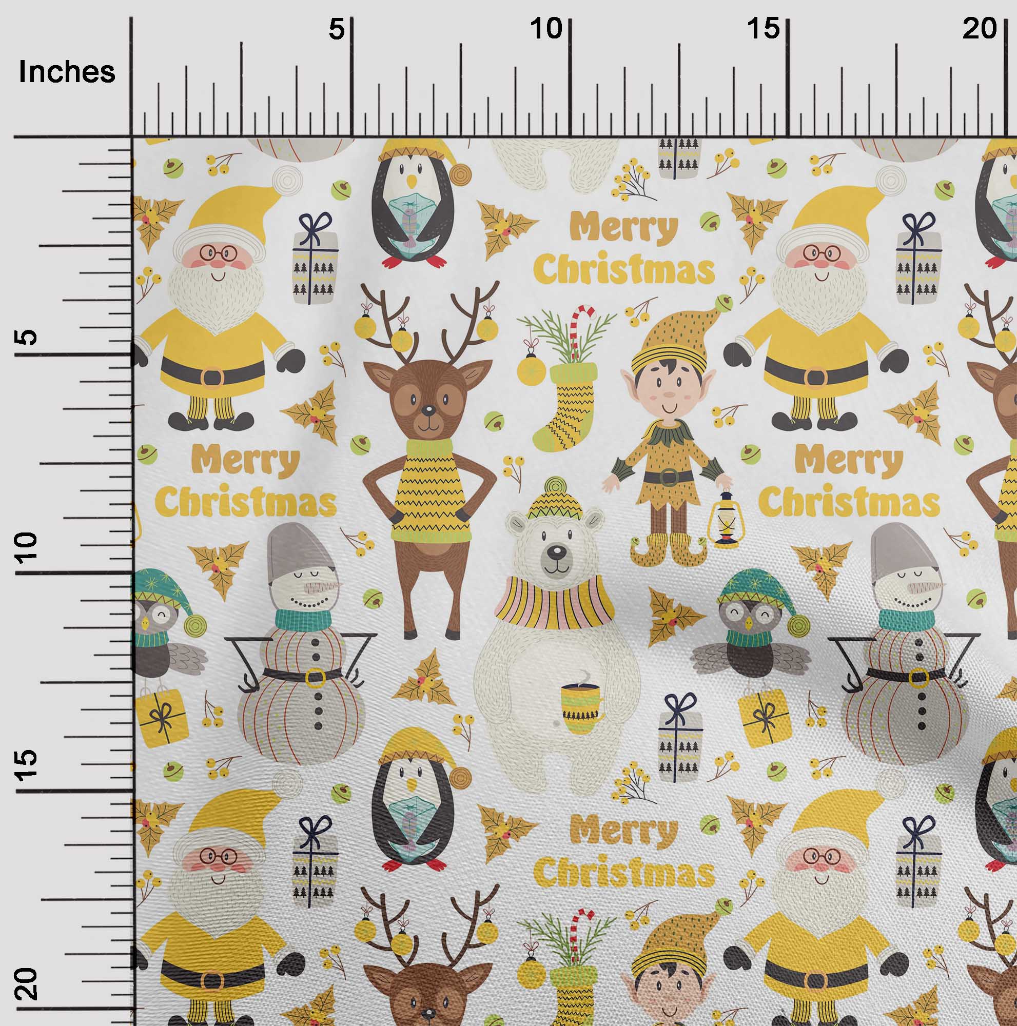 

oneOone Тканина Cotton Flex Dusty Violet Fabric Snowman|Gift Box & Santa Christmas Fabric для пошиття друкованої тканини для рукоділля у дворі 40 дюймів 42 Inch Wide - Viscose Chiffon жовтий