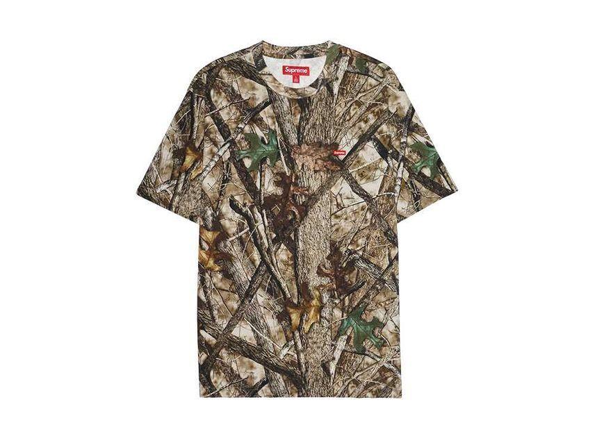 Supreme Small Box Tee Camo L
