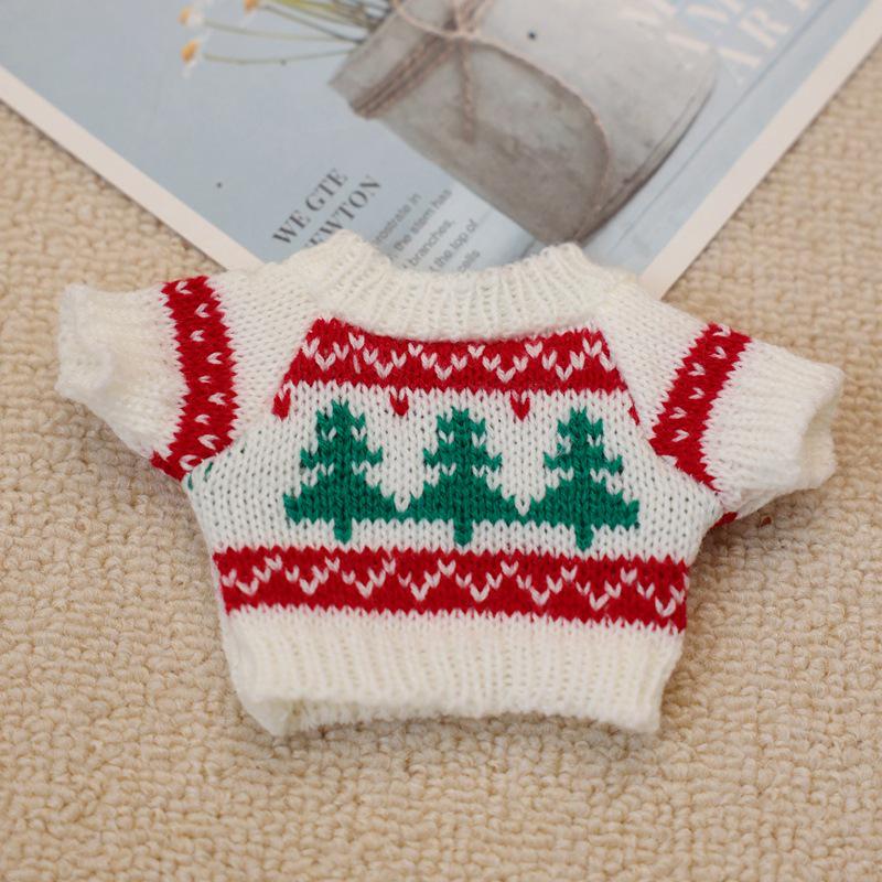 20cm Cotton Doll Accessories: Plush Dog Sweater, Scarf, Hat Set