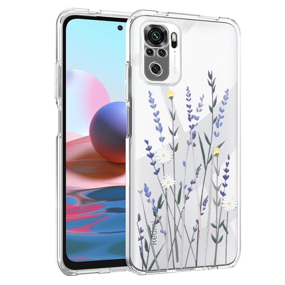 Vintage Sunflower Leaves Flower Phone Case For Xiaomi Redmi Note 12 Plus 10C 10 11 9 8 Pro 9S 7 8T 9T 9A 9C Clear Cover Bumper