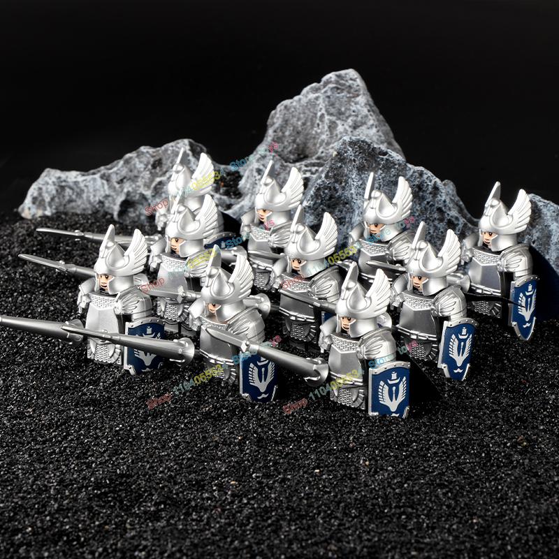 Movie Series Orc Uruk-hai Army Action Figures Mini Bricks Doll Assemble Building Blocks MOC DIY Toys for kid gift