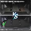 Jiooy Mitsubishi New Delica D5 Floor Mat Second Row Mat Luggage Mat Set Delica D5 Car Mats Delica Luggage Tray TPE Waterproof Stain Resistant Easy
