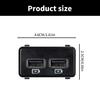 Efficient USB Charging Socket with Overvoltage Protection Versatile USB Port Adapter T99Q7-6MA0A for  Autmotives