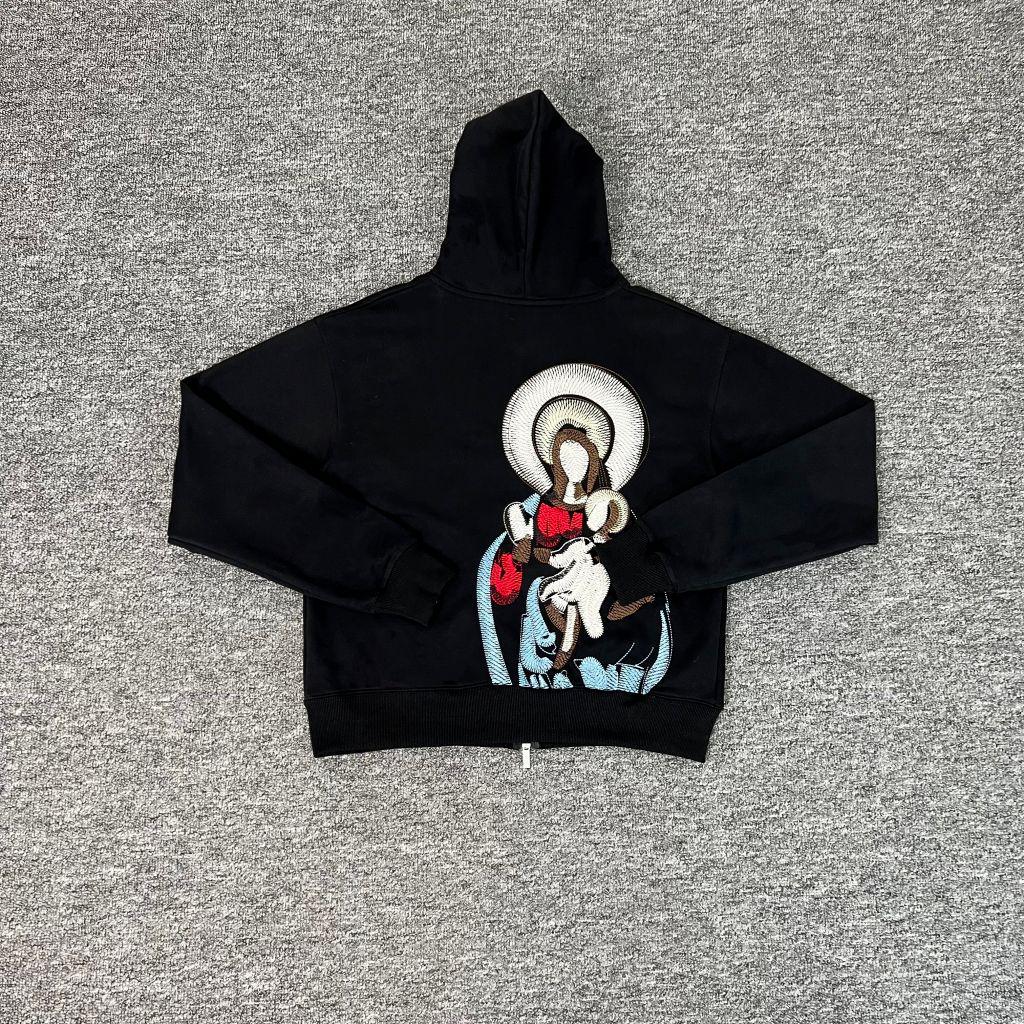 Derschutze Awakening V2 Kapuzenpullover mit Reißverschluss und Stickerei