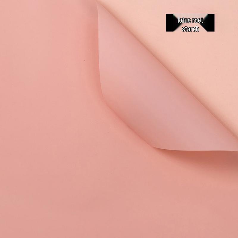 Solid Color European Fresh Flower Wrapping Paper for Bouquets - Korean Style Floral Art Gift Material.