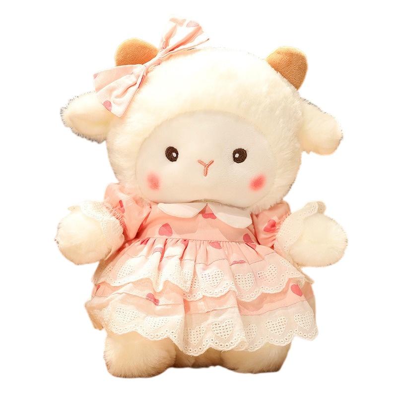 Niedliches Neues Ins Schaf Plüschtier für Mädchen Weiche und Kuschelige Tier Stoffpuppe