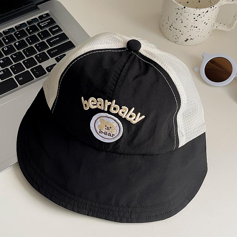 Kids' Cartoon Crane Baseball Cap - Cute Korean Style for Spring & Summer