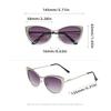 WIMN Polarized Triangle Sunglasses for Women Fashion Sexy Women's Sun Glasses Small Metal Frame Eyewear Design Leisure Glasses