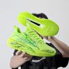 Color Couple Running Shoes New Carbon Plate Shock Absorption Ultra-light Men's and Women's Sports Shoes Student Military Training Breathable Shoes