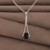 Black Onyx Gemstone 925 Sterling Silver Handmade Jewelry Women Pendant 1.79" For Thanksgiving Gift PP-69-16
