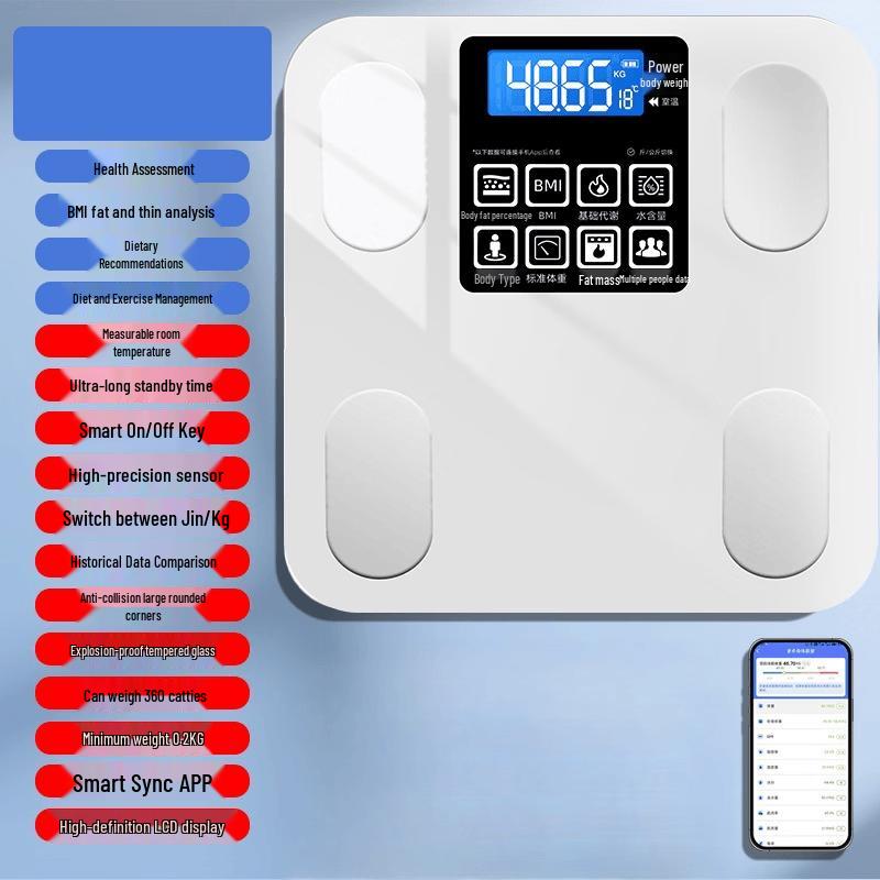 ZISIZ Rechargeable Digital Bathroom Scale