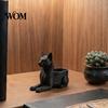Einzigartige Katzen-Heimdekoration Ägyptische Statue, 3D-gedruckte Bastet-Figur mit Aufbewahrung, Götterstatue Mythisches Wesen Schreibtisch-Organizer für Büro, Sammlerstück