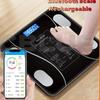 Gewichtswaage Bluetooth Wiederaufladbar Elektronisch Intelligent Gewichtsverlust Körperfettwaage Waagen