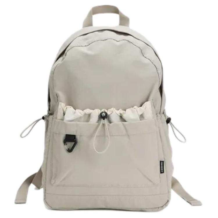 Converse Retro Minimalist Nylon Backpack Unisex Backpacks Gray UA5754-G4N Gray