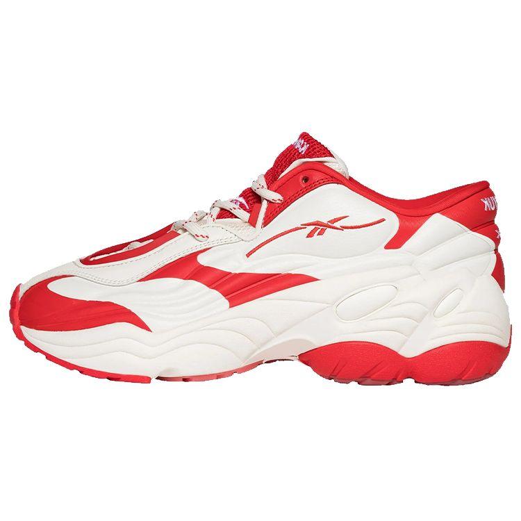 Reebok Kanghyuk X  Dmx Run 6 Casual Polyester Low-Top Running Shoes Unisex Sneaker Red White 20975278
