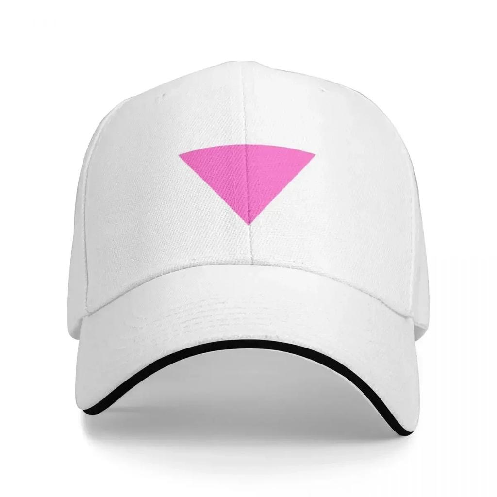 Pink triangle Baseball Cap Rave Anime Fishing cap Hats For Unisex Womens