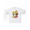 Heavyweight 260g Cotton Graphic Tee Men - Oversized Streetwear T-Shirt With Cartoon Ape Head Print Casual Wear
