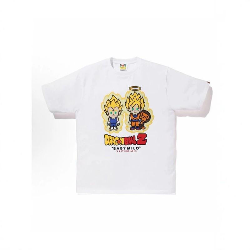 Heavyweight 260g Cotton Graphic Tee Men - Oversized Streetwear T-Shirt With Cartoon Ape Head Print Casual Wear