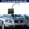 39991772 for Volvo S40 2004-2007 Front Bumper Tow Hook Eye Cover Plastic Unpainted