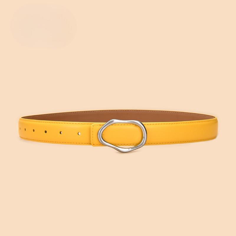 Women's Genuine Leather Belt Women's Belt Decoration Versatile Jeans Casual Pants Women's Business Belt