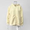 Autumn and Winter New Casual Hooded Long Sleeve Cardigan Sweatshirt Loose Zipper Sweatshirt Women's Clothing