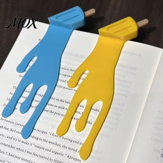Unique Page Holder 3D Printed Ice Cream Bookmark, Creative Melting Popsicle Durable PLA Book Marker Marker, Reading Accessory for Students, Lovers Eco