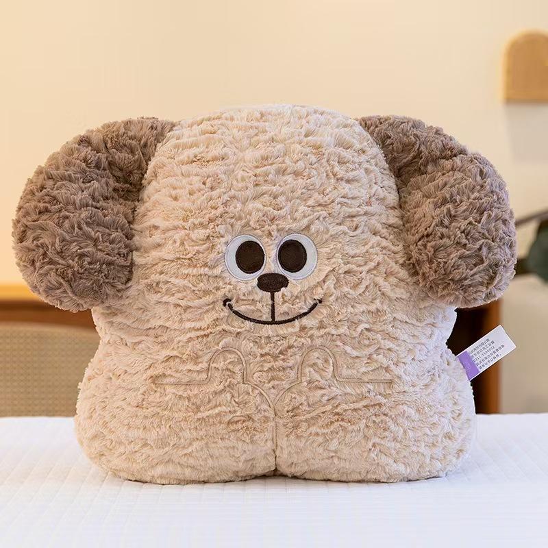 Cute Candy Puppy Plush Toy Pillow Dog Doll Comfort Doll Girl Children Birthday Gift Redemption