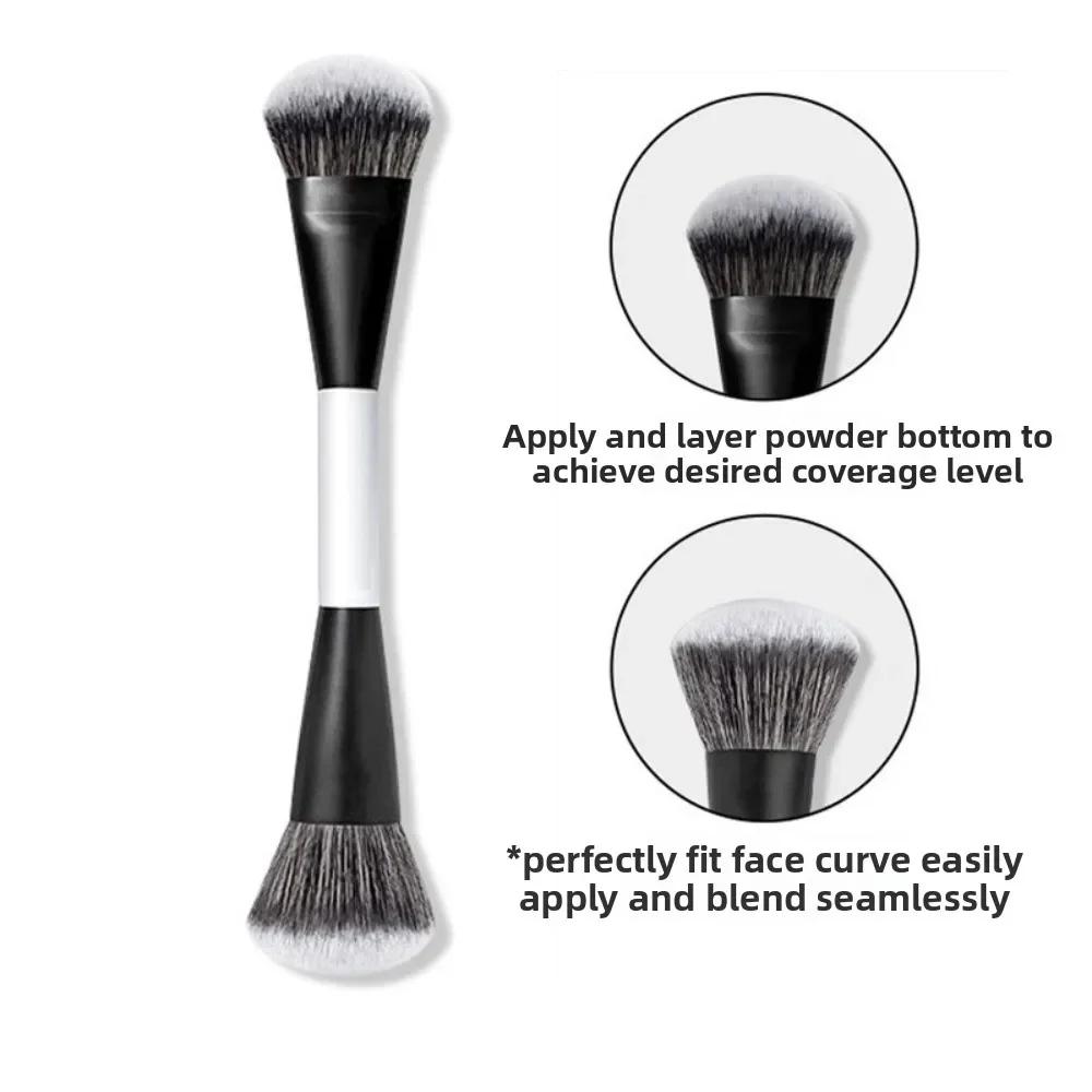 Doppelseitiger F4 Kontur Gesichts Pinsel Hohe Deckkraft Mehrzweck Lidschatten Concealer Pinsel Kosmetik Beauty Make-up Pinsel