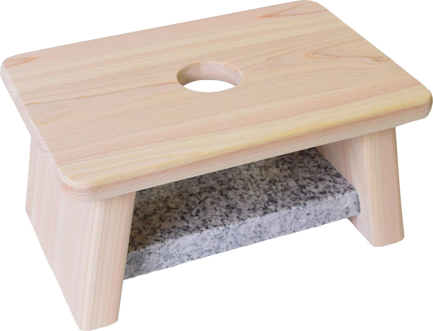 

Kiso Crafts Hinoki bath chair half-body (II)