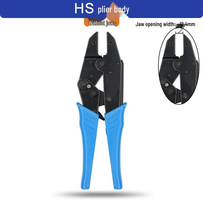 HS High-Precision Ratchet Crimping Pliers for Pin, Bare, and Pre-insulated Terminals