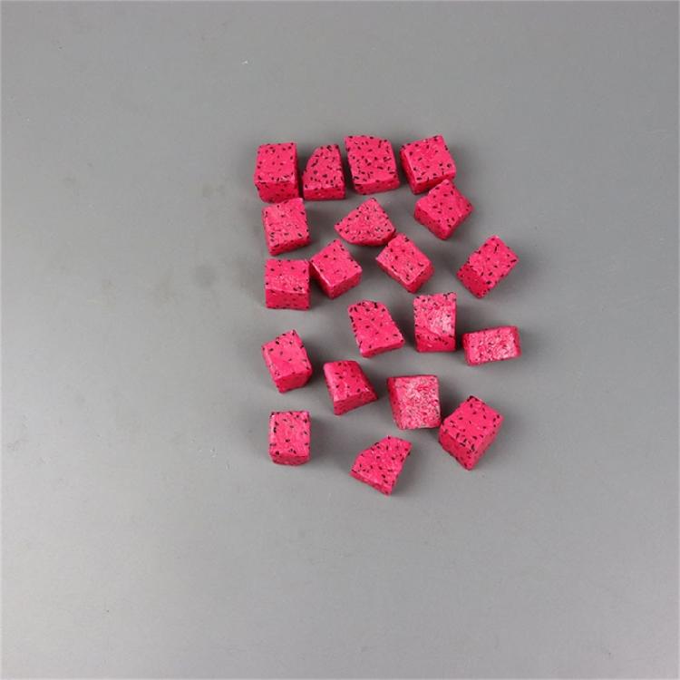 10PCS Colorful Fake Fruit Blocks Double Side Decorative Artificial Fruit Model