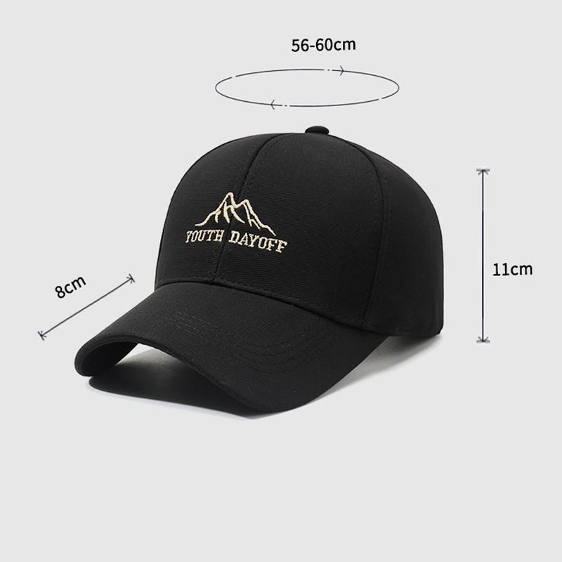Baseball Cap Men's Outdoor Embroidered Mountain Sunshade Cap Couple Sunscreen Cap
