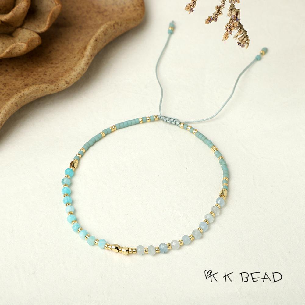 Rice Beads Hand Woven Bracelet Bohemian Bracelet