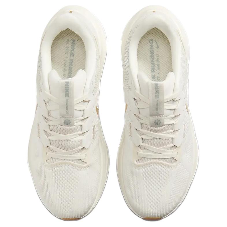Nike Air Zoom Structure 25 Phantom Metallic Gold Women Sneakers Cream White Gum-Light-Brown DJ7884-007