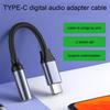 Jack Dongle Adapter Soft Flexible Type C to 3.5mm Sound Headphone Adapter for Mobile Phones