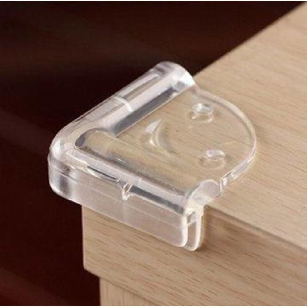 4Pcs Child Safety Anti-Collision Table Corner Protectors, Soft Shockproof Cushion Design, For Baby Kids Home Furniture Protectio