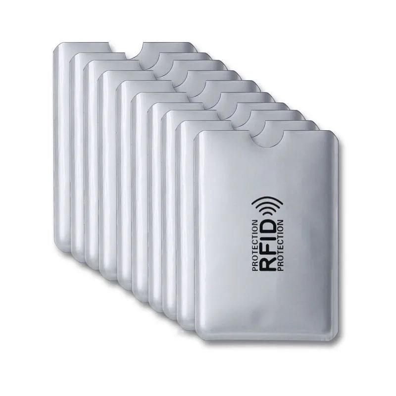 RFID Anti-Demagnetization Card Holder - Anti-Theft Aluminum Foil ID & Credit Card Shielding Cover