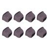 8Pcs Chair Leg Cover TPE Floor Protector Furniture Legs Caps Set Kit for Table Stool Brown L