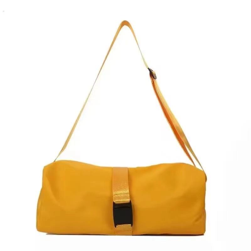 Printed logo Oxford cloth messenger bag fashion fitness bag casual shoulder large capacity commuter bag