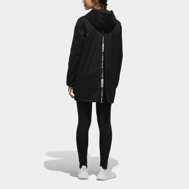 Adidas Neo W Cs Parka Jacket Solid Color Casual Sports Warm Cotton Coat Winter Women Jacket Black DW8351